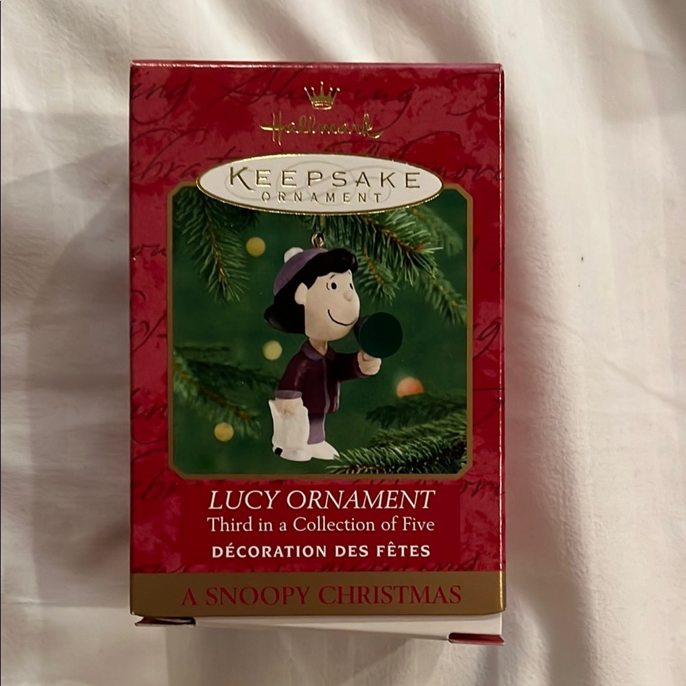 Hallmark Lucy Ornament - A Snoopy Christmas